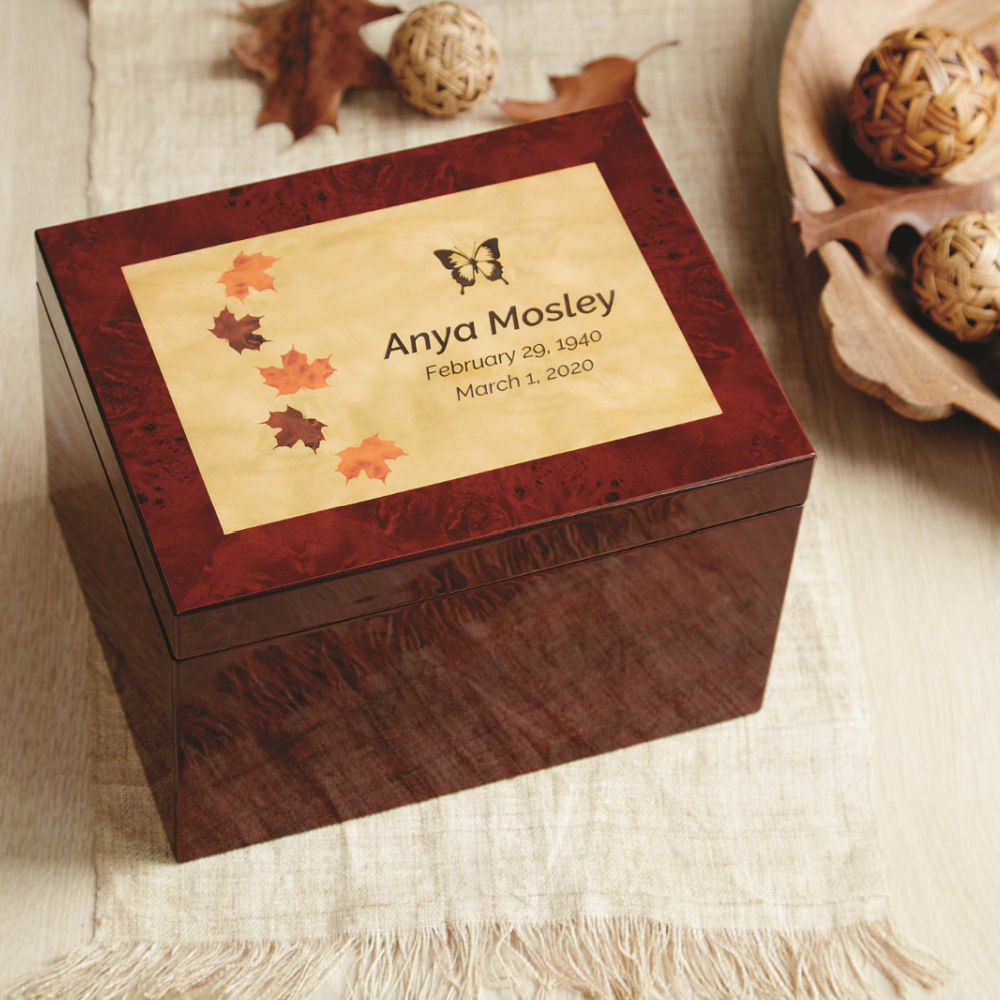 Autumn Leaves Memory Chest - Belk